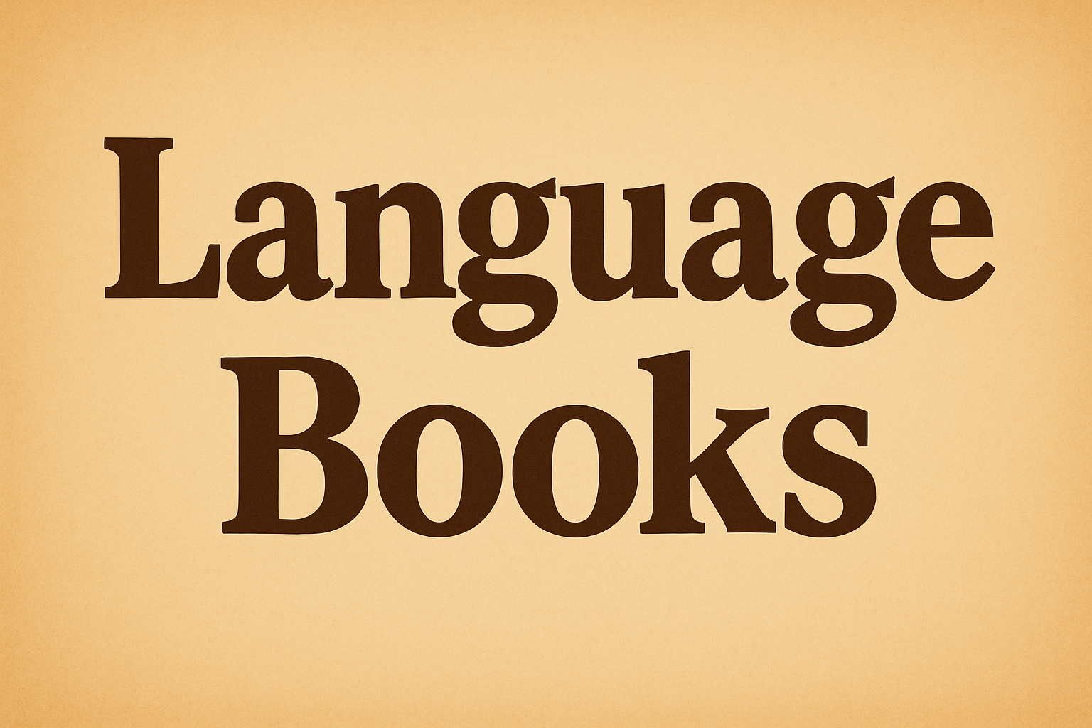 Language Books