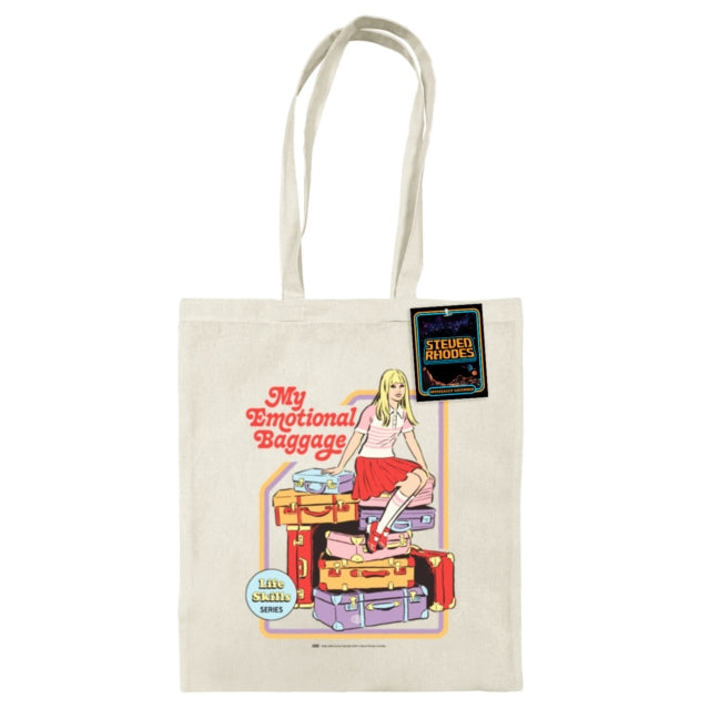 Steven Rhodes (My Emotional Baggage) Natural Tote Bag-5063457006266