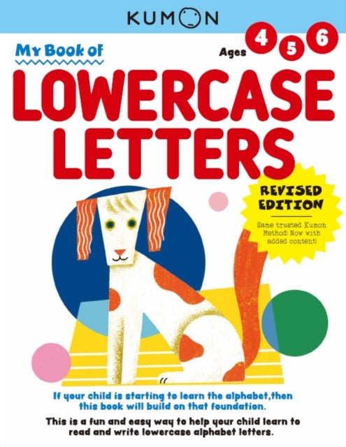 Kumon My Book of Lowercase Letters : Revised Ed-9781953845023