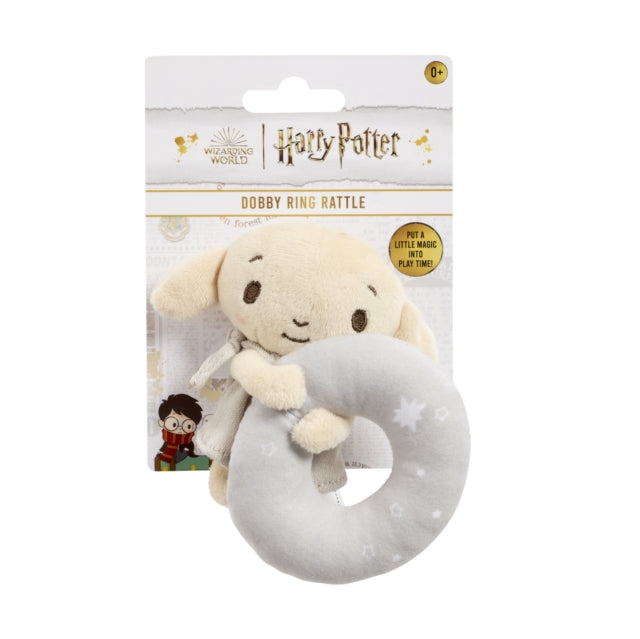 Dobby Ring Rattle Plush Toy-5014475022332