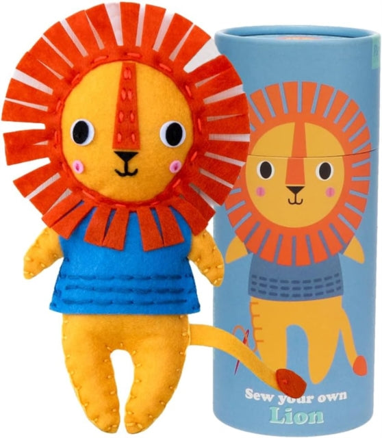 Felt Craft Kit - Sew Your Own Lion 5027455444994