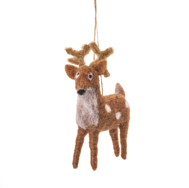 Deer Felt Decoration-5055259284317