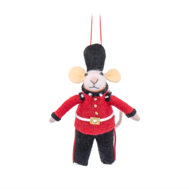 Beefeater Mouse Felt Decoration-5055259285536