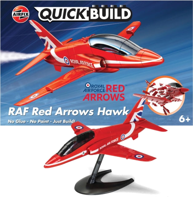 Airfix QUICKBUILD - RED ARROWS HAWK Model Toy-5055286642180