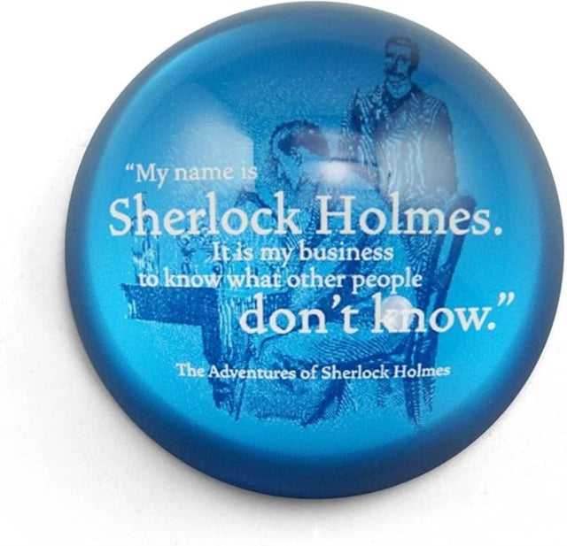 Paperweight Boxed (70mm) - Pulteney Press (Sherlock Holmes)-5055453421969