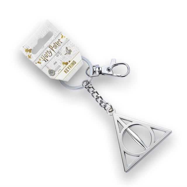 HP Deathly Hallows Metal Keyring-5055583408731