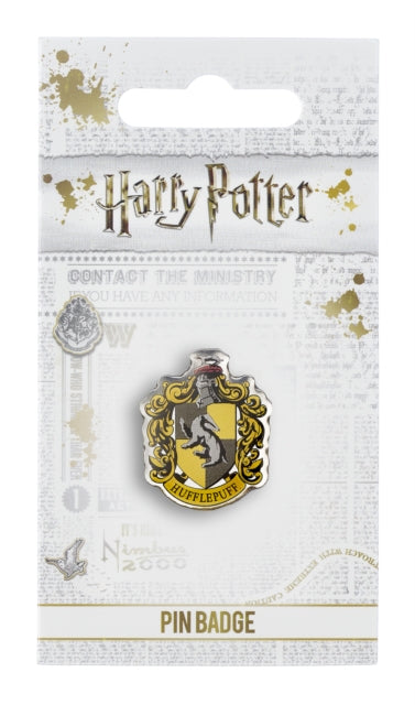 HUFFLEPUFF CREST PIN BADGE-5055583412714