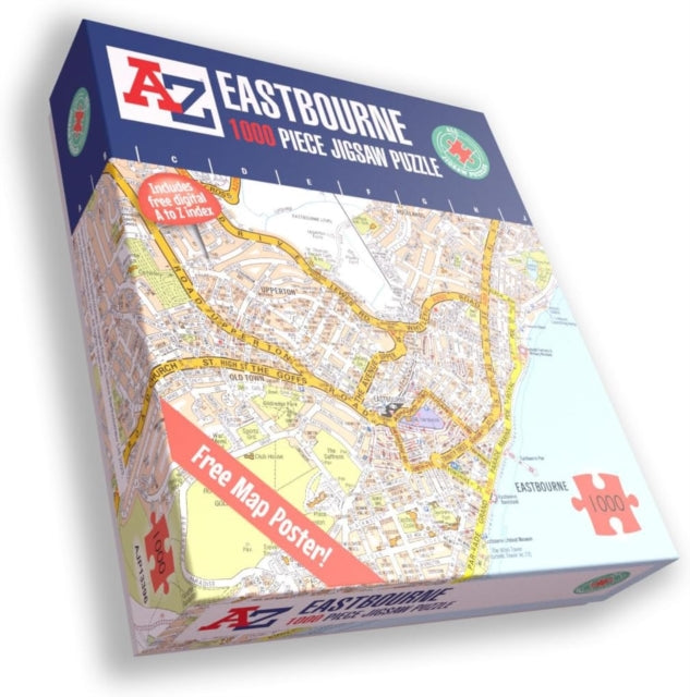 A-Z Map of Eastbourne-5056318133966