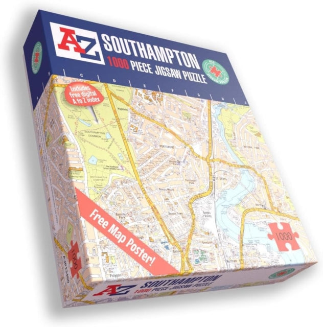 A-Z Map of Southampton-5056318134000