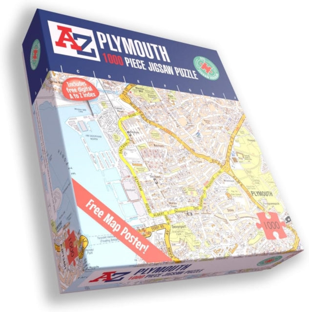 A-Z Map of Plymouth-5056318134017