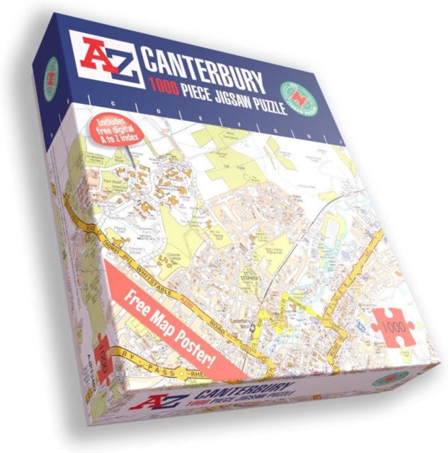 A-Z Map of Canterbury-5056318134024