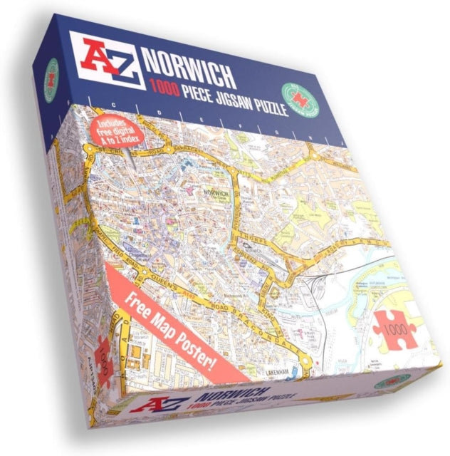 A-Z Map of Norwich-5056318134031