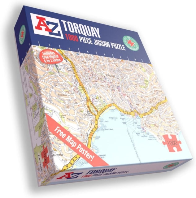 A-Z Map of Torquay-5056318134062