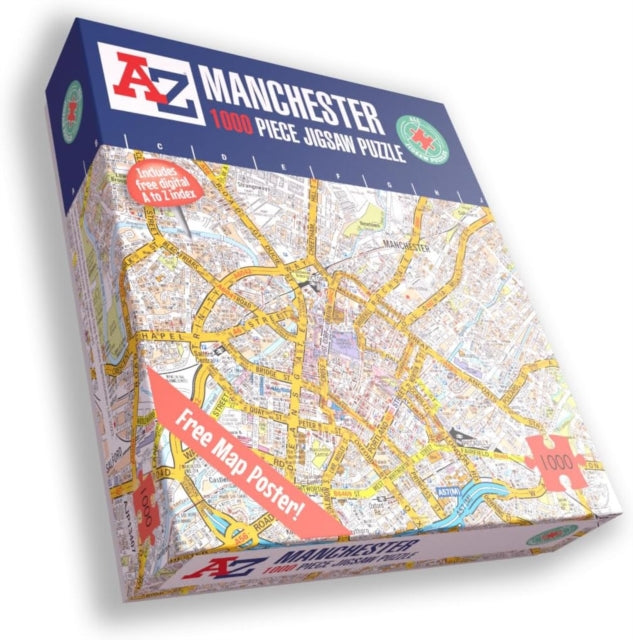 A-Z Map of Manchester-5056318134079