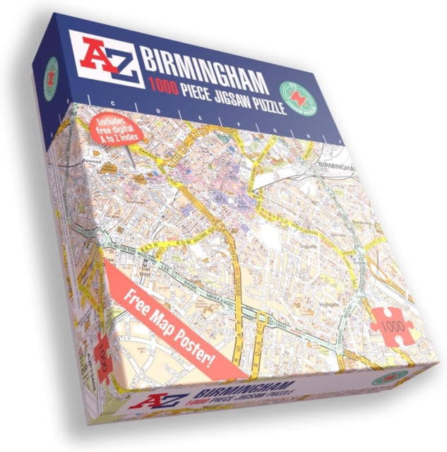 A-Z Map of Birmingham-5056318134086
