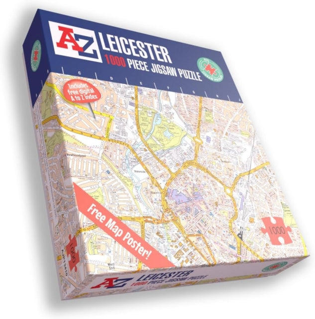 A-Z Map of Leicester-5056318134109