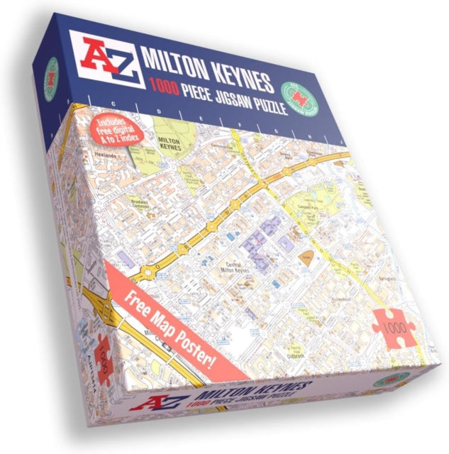 A-Z Map of Milton Keynes-5056318134147