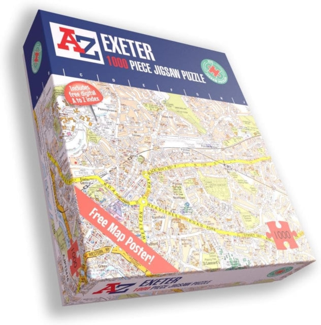 A-Z Map of Exeter-5056318134161