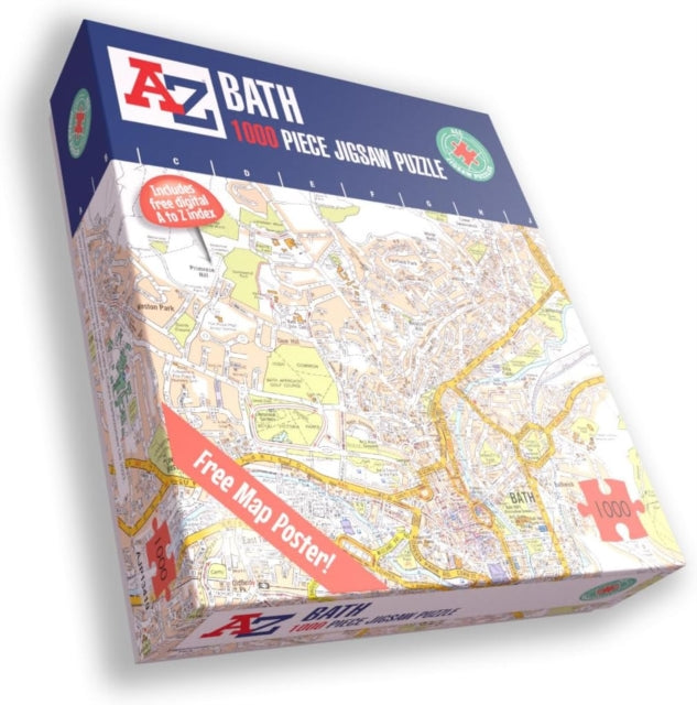 A-Z Map of Bath-5056318134192