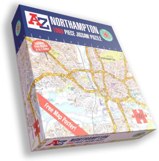A-Z Map of Northampton-5056318134215