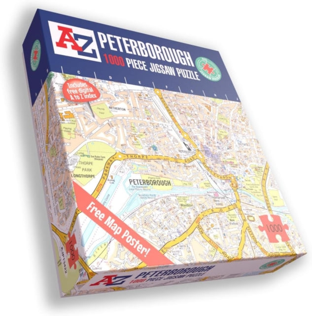 A-Z Map of Peterborough-5056318134222