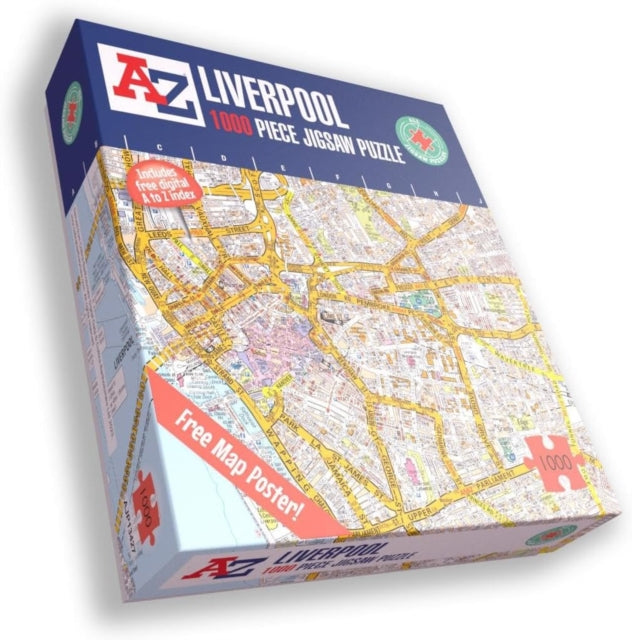 A-Z Map of Liverpool-5056318134277