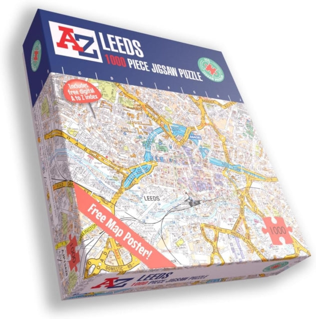 A-Z Map of Leeds-5056318134284