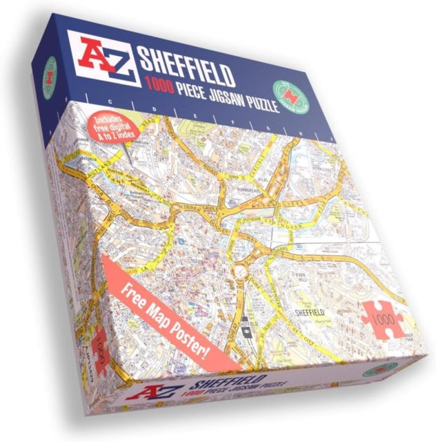 A-Z Map of Sheffield-5056318134291