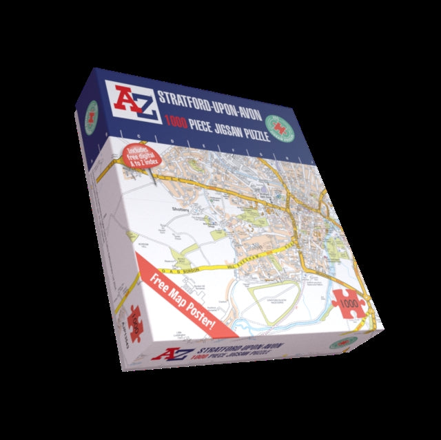 A-Z Map of Stratford Upon Avon-5056318135434