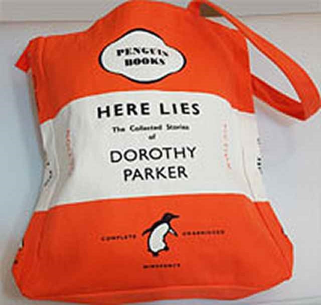 HERE LIES - DOROTHY PARKER BOOK BAG-5060312813144