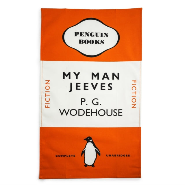 MY MAN JEEVES TEA TOWEL ORANGE-5060312813212