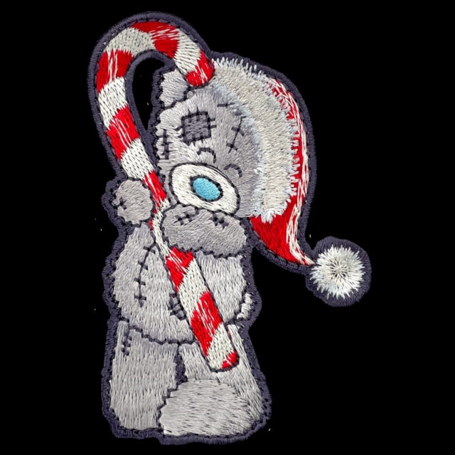 Tatty Teddy with Candy Cane Sew On Patch-5060769434411