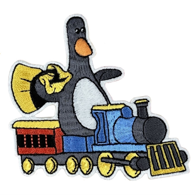 Feathers Train Sew On Patch-5060769436491
