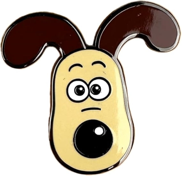 Gromit Head Pin Badge-5060769436538
