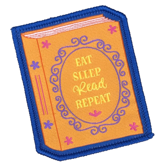 Eat Sleep Read Repeat Sew On Patch-5060769436811