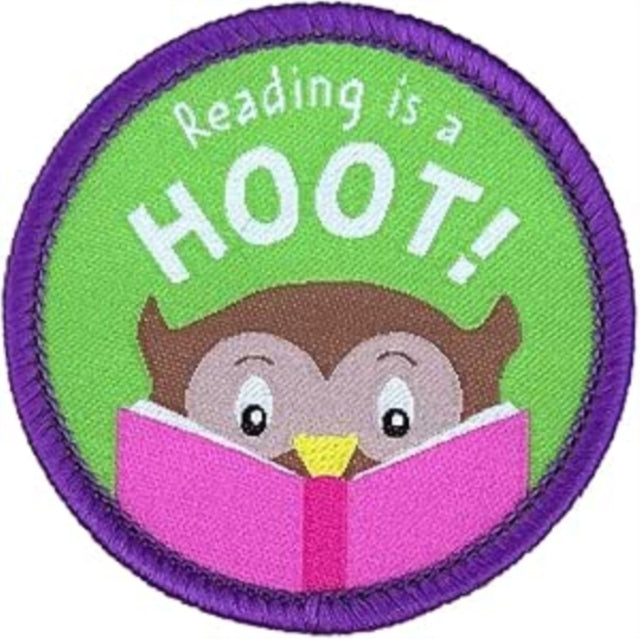 Reading is a Hoot Sew On Patch-5060769436897