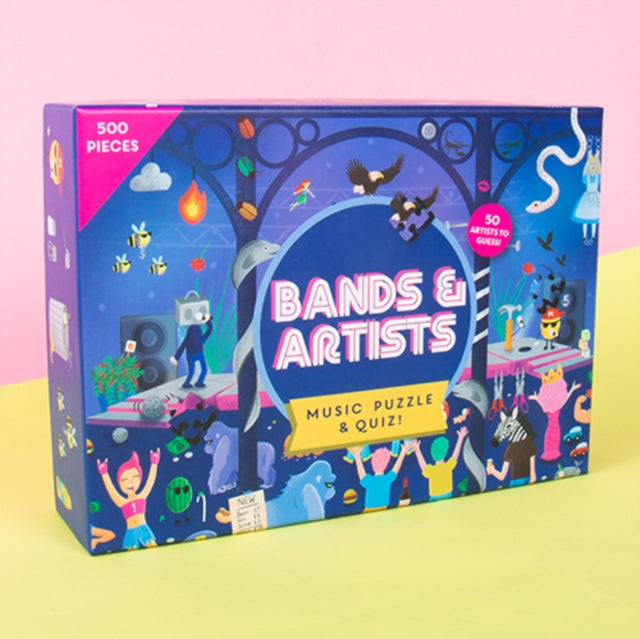 Bands & Artists Puzzle & Quiz - Say What You See-5060949246827