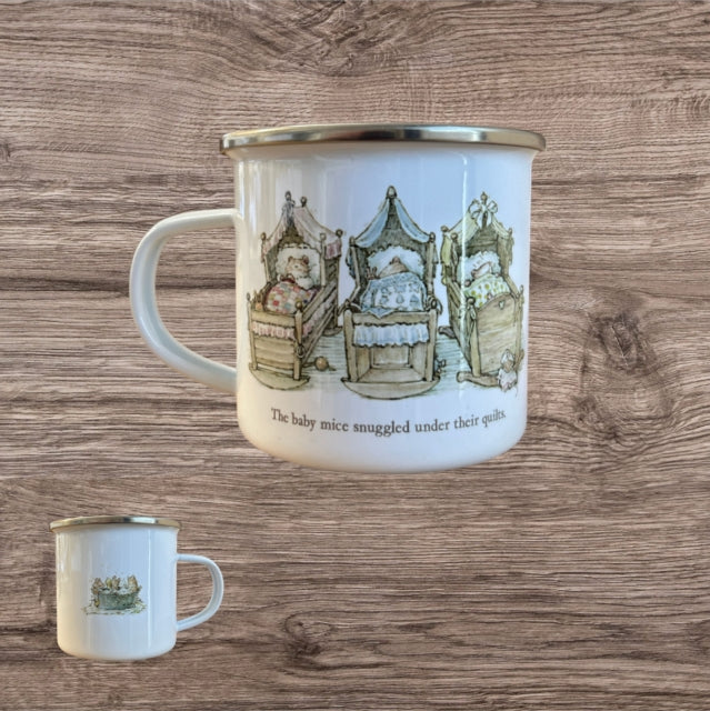 Brambly Hedge Winter Story Enamel Mug-5060995491707