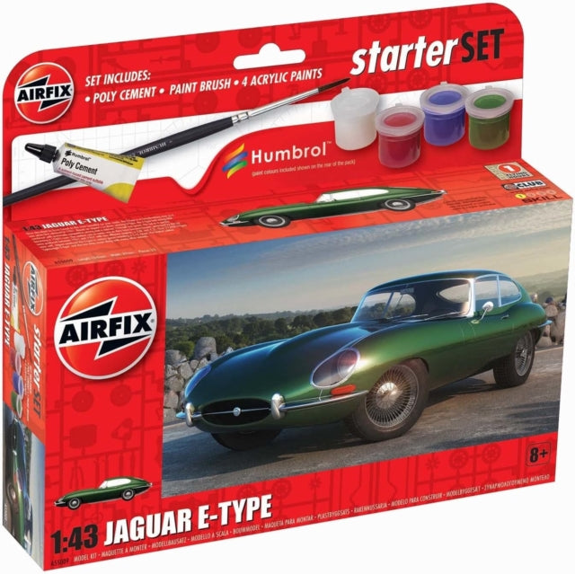 Airfix STARTER SET - JAGUAR E-TYPE Model Toy-5063129000103