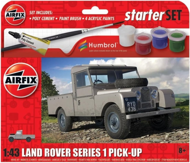 Airfix STARTER SET - LAND ROVER SERIES 1 Model Toy-5063129000929