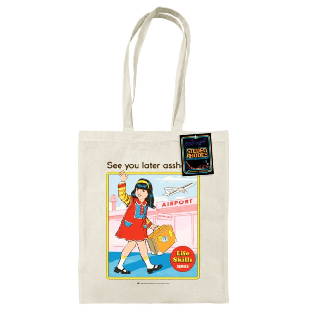Steven Rhodes (See You Later) Natural Tote Bag-5063457006112