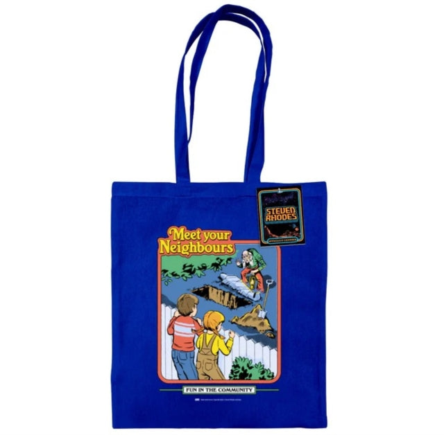 Steven Rhodes (Meet Your Neighbours) Bright Royal Tote Bag-5063457006235