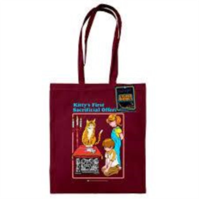 Steven Rhodes (Kitty'S First Offering) Burgundy Tote Bag-5063457006280