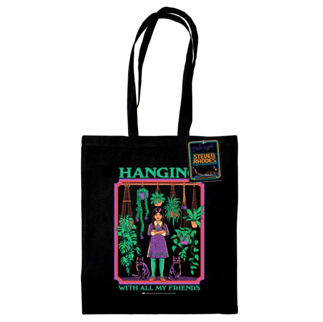 Steven Rhodes (Hanging With All Of My Friends)  Black Tote Bag-5063457006327