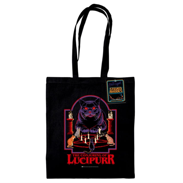 Steven Rhodes (Lucipurr) Black Tote Bag-5063457006389