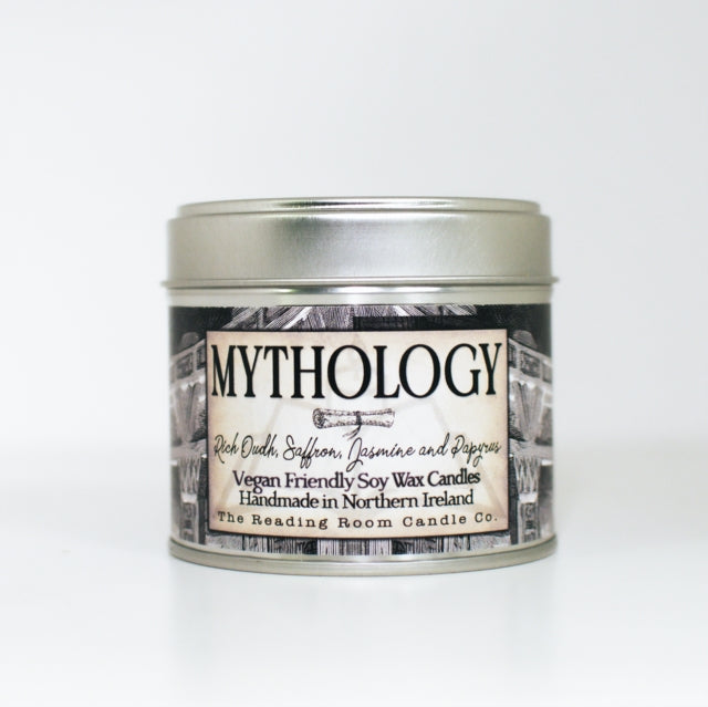 Mythology- Scented Soy Candle- Rich oudh, Saffron, Jasmine and Papyrus-5065023895083