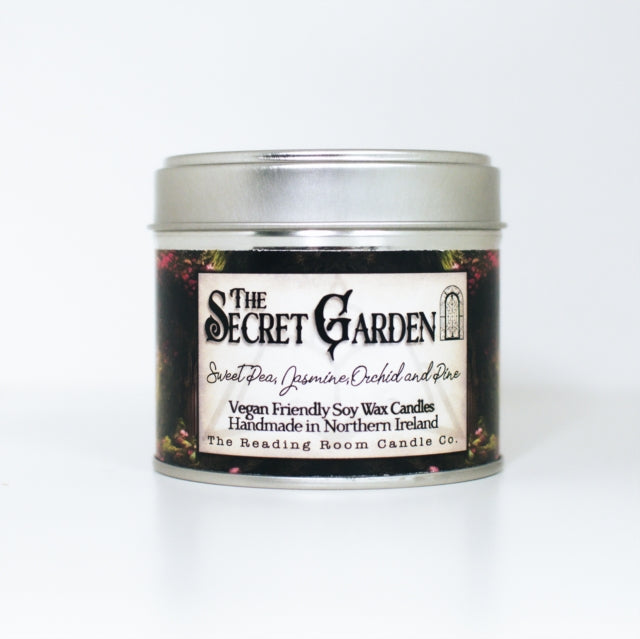 Secret Garden- Scented Soy Candle- Sweetpea, Jasmine, Orchid and Pine-5065023895106