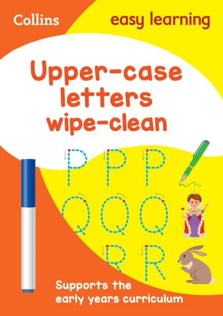 Upper Case Letters Age 3-5 Wipe Clean Activity Book : Ideal for Home Learning-9780008212919