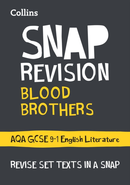 Blood Brothers: AQA GCSE 9-1 Grade English Literature Text Guide : Ideal for the 2026 and 2027 Exams-9780008306625