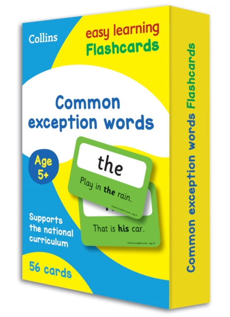 Common Exception Words Flashcards : Ideal for Home Learning-9780008335854